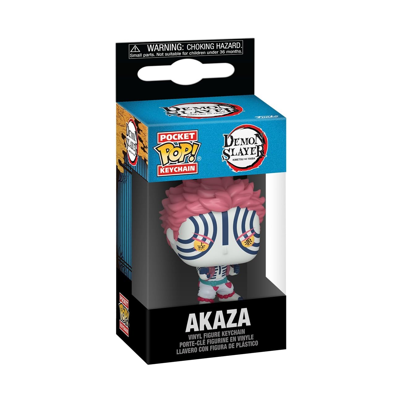 Funko Pop! Animation: Demon Slayer - Akaza Vinyl Keychain