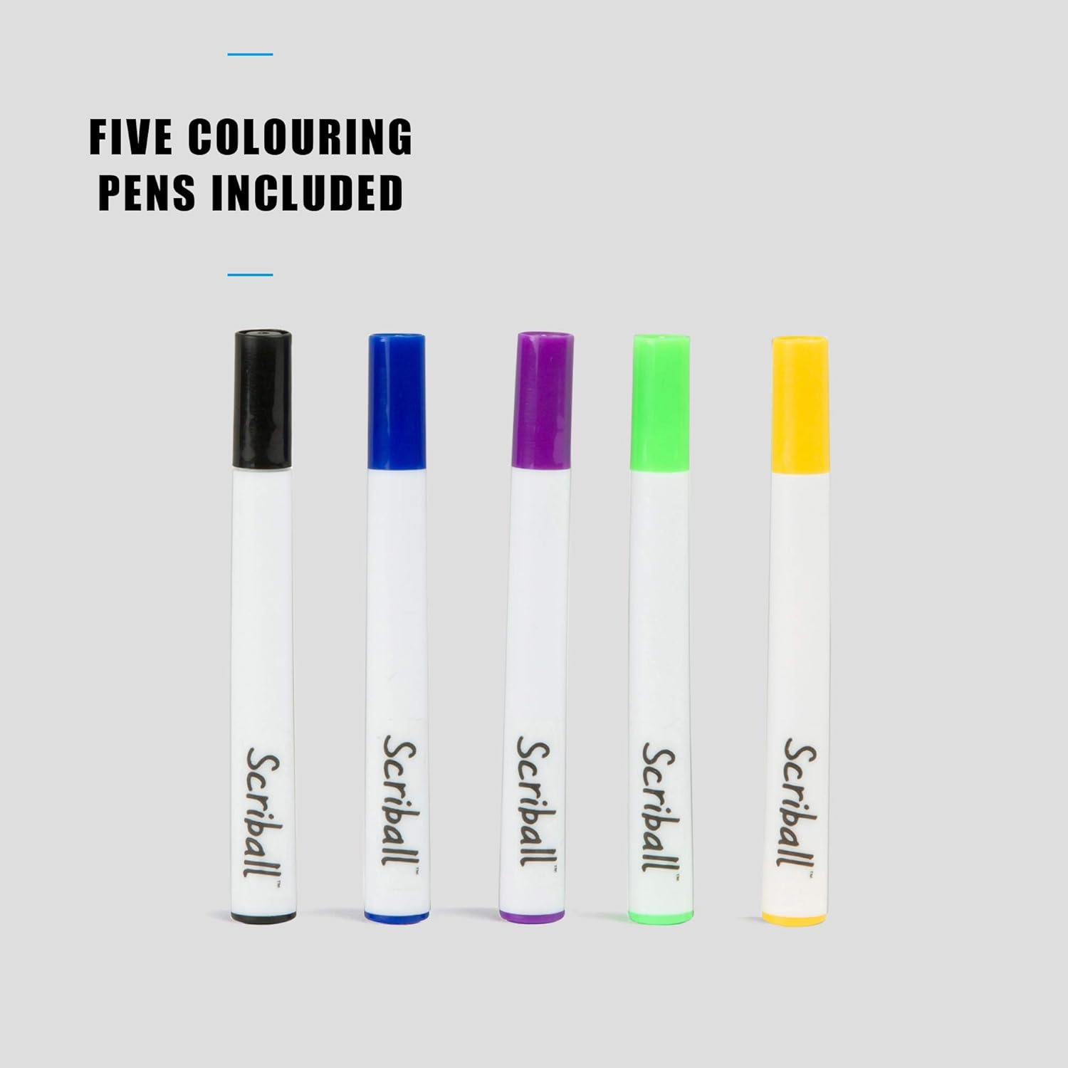 Mitre Scriball Ooodles Mini Football with Colouring Pens - Personalisable Toy for Kids