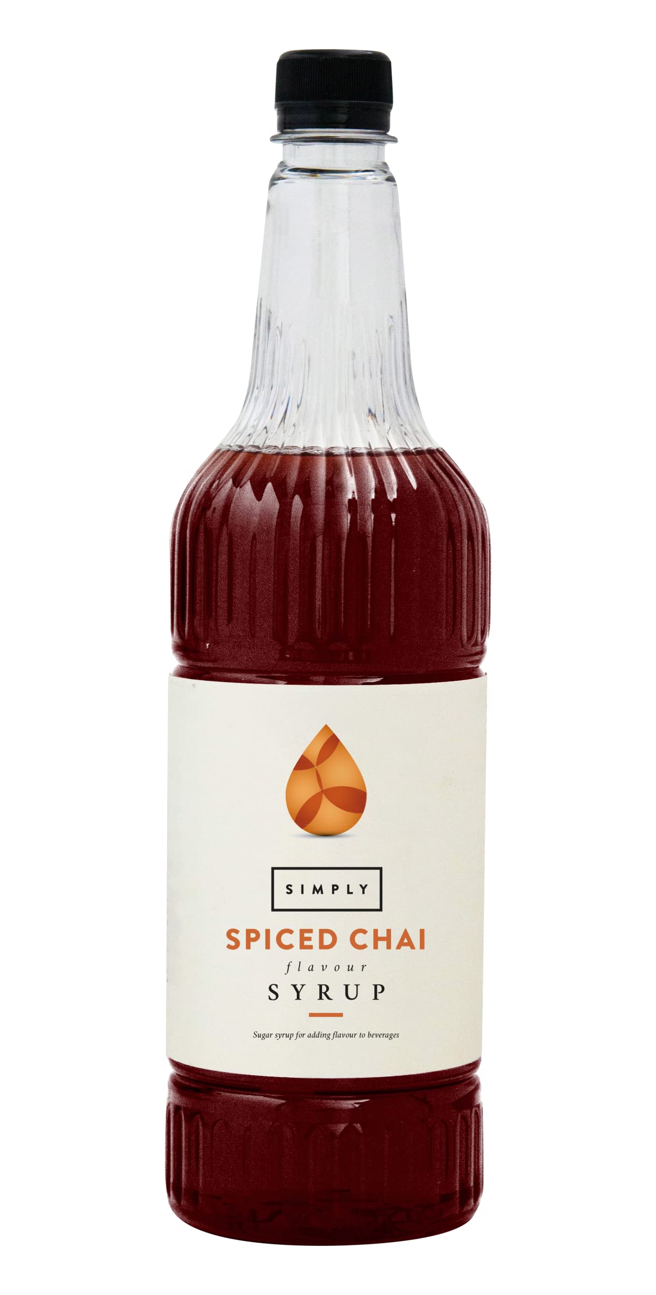 Simply - Spiced Chai Syrup, Vegan & Nut-Free Flavoured Syrup for Coffee, Cocktails & Baking