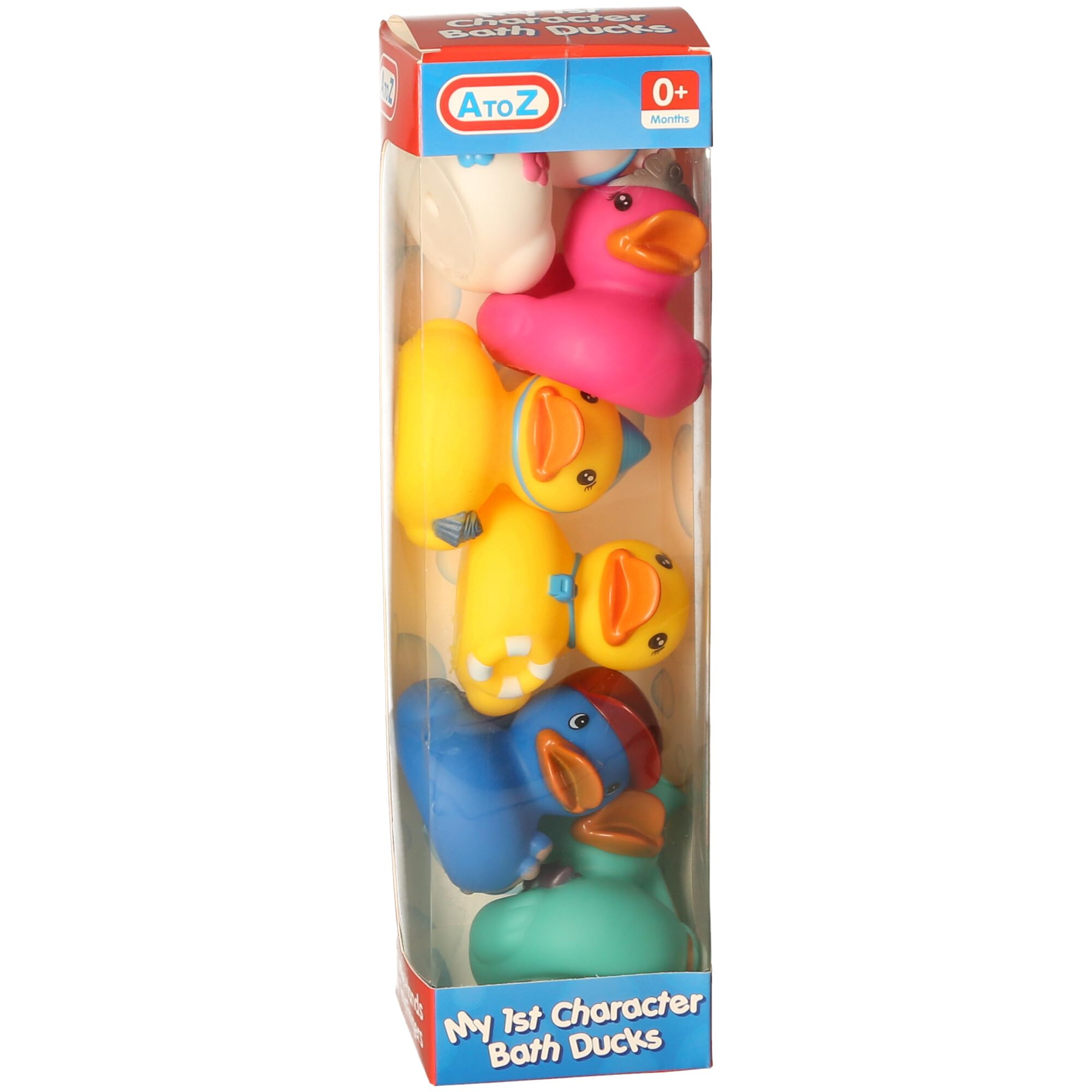 Atoz Rubber Duck Bath Toy Set - 6 Pack | Ages 0+ Months | Vinyl Material 3