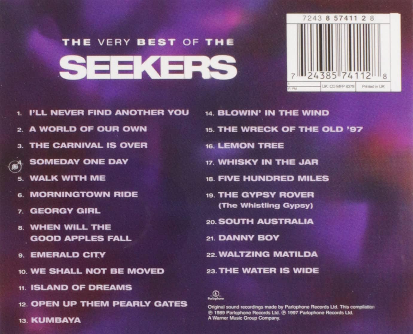 The Seekers - The Very Best Of Audio CD