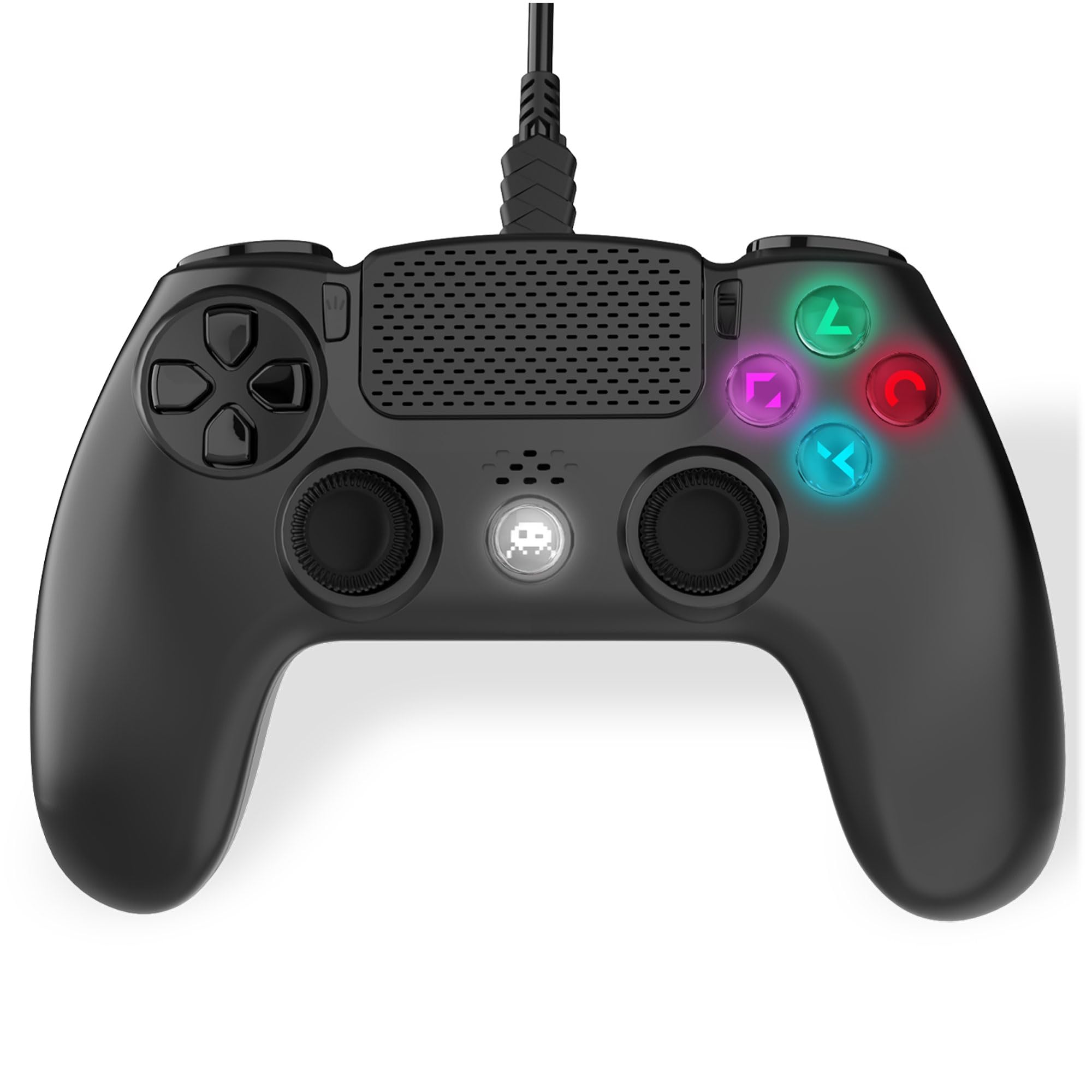 Freaks And Geeks Wired Controller - Black | 3M Cable | PS4