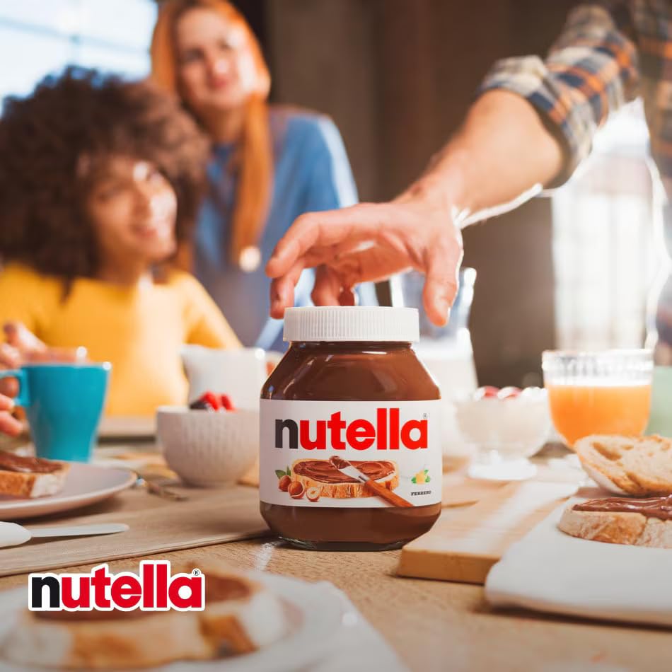 Nutella Hazelnut Chocolate Spread, 1 kg Jar