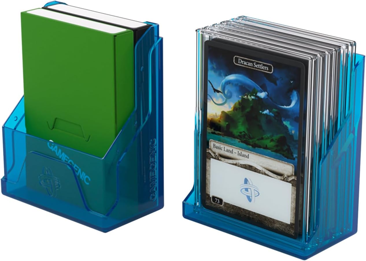 Gamegenic Bastion 50+ Blue Deck Box for Double-Sleeved Cards 5
