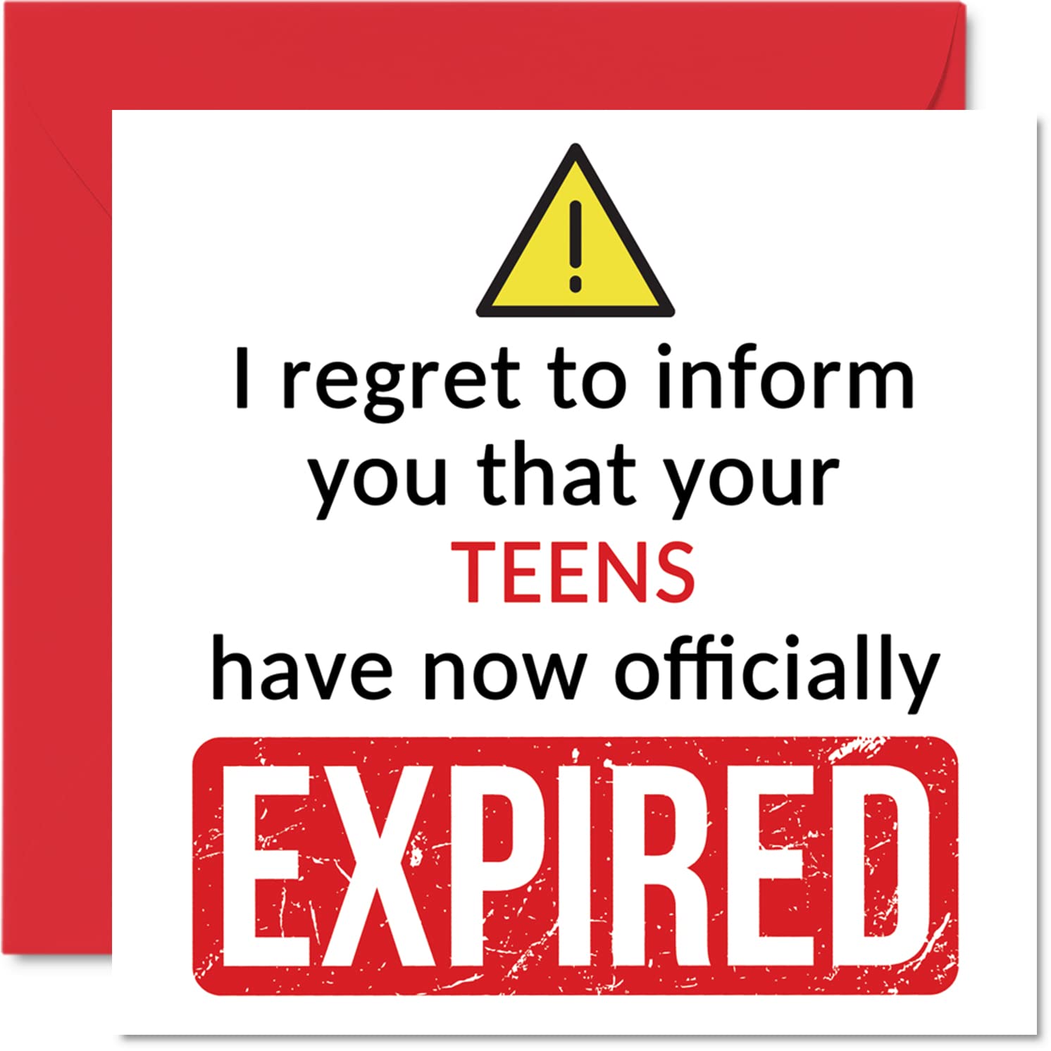 Stuff4 Funny 20th Birthday Card for Men Women - Teens Expired Joke Greeting Card | 145mm