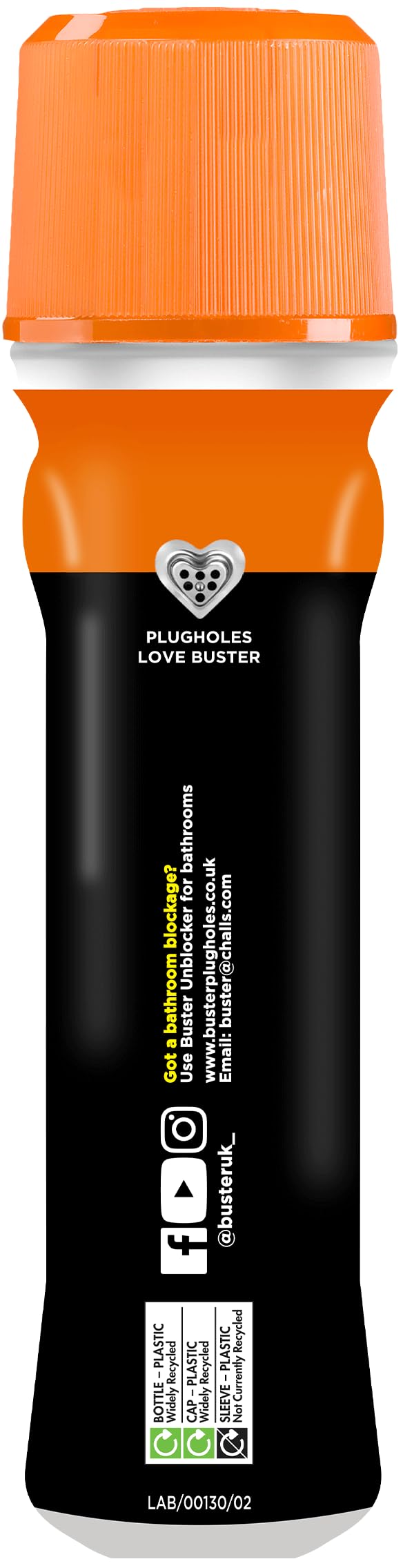 Buster Kitchen Plughole Unblocker 150g, Pack of 6 - Fast-Acting Drain Cleaner for Sinks & Pipes 3