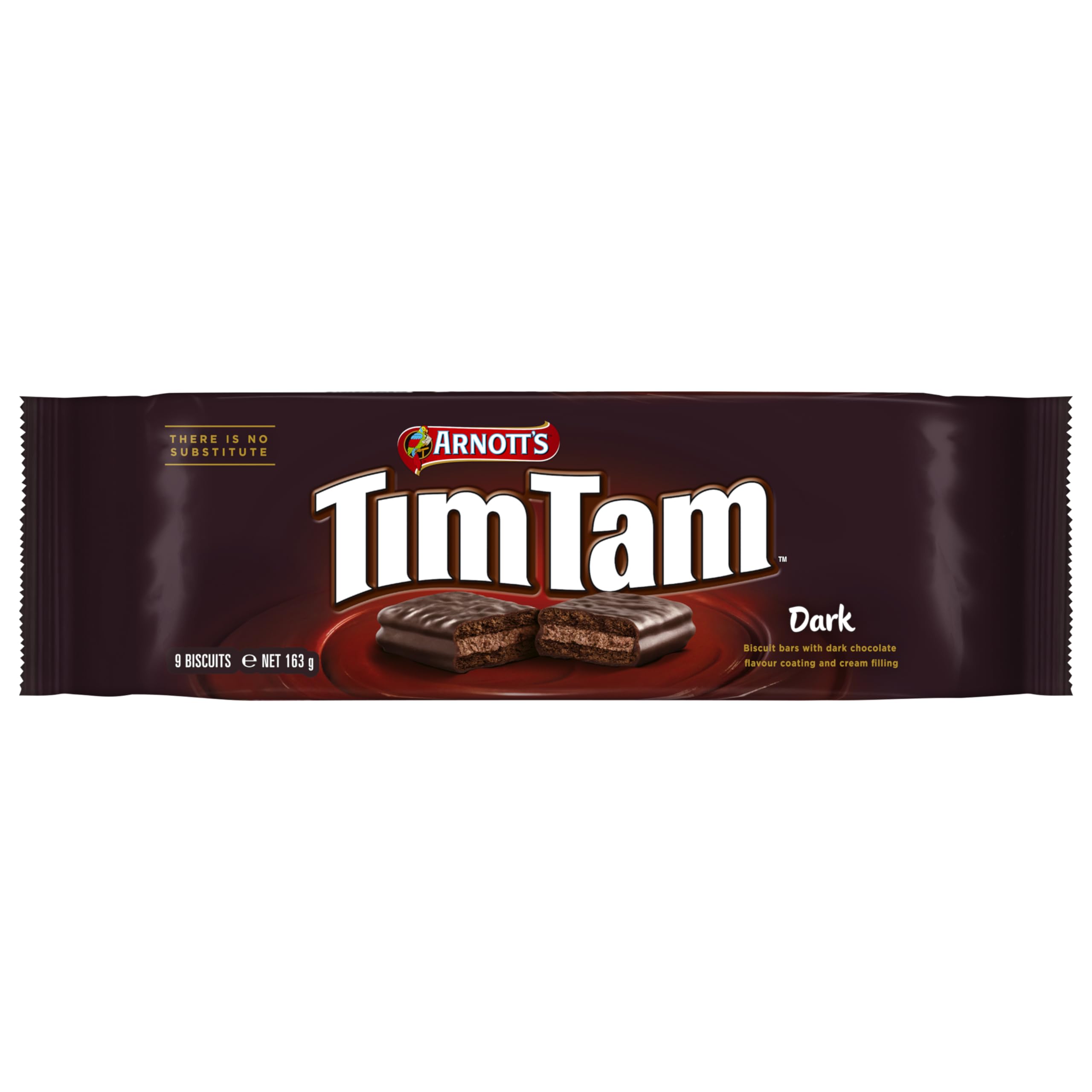 Tim Tam - Dark Chocolate Flavour Coated Biscuit Bars (163g)