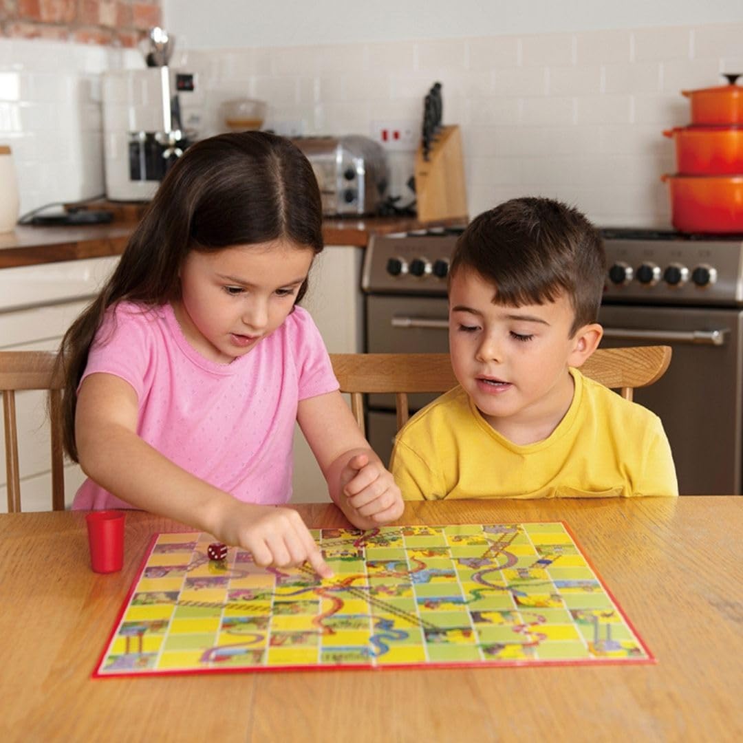 Galt Snakes & Ladders and Ludo Classic Board Game Set for Kids 12