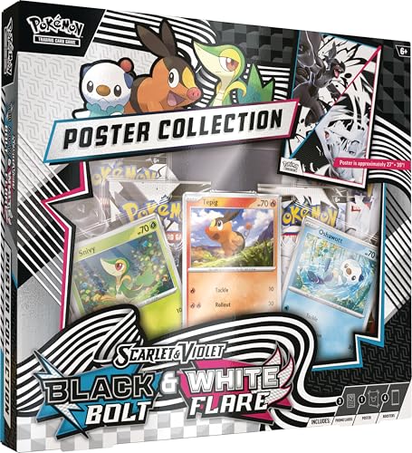 Pokémon TCG: Unova Poster Collection with 3 Foil Promo Cards & 4 Booster Packs