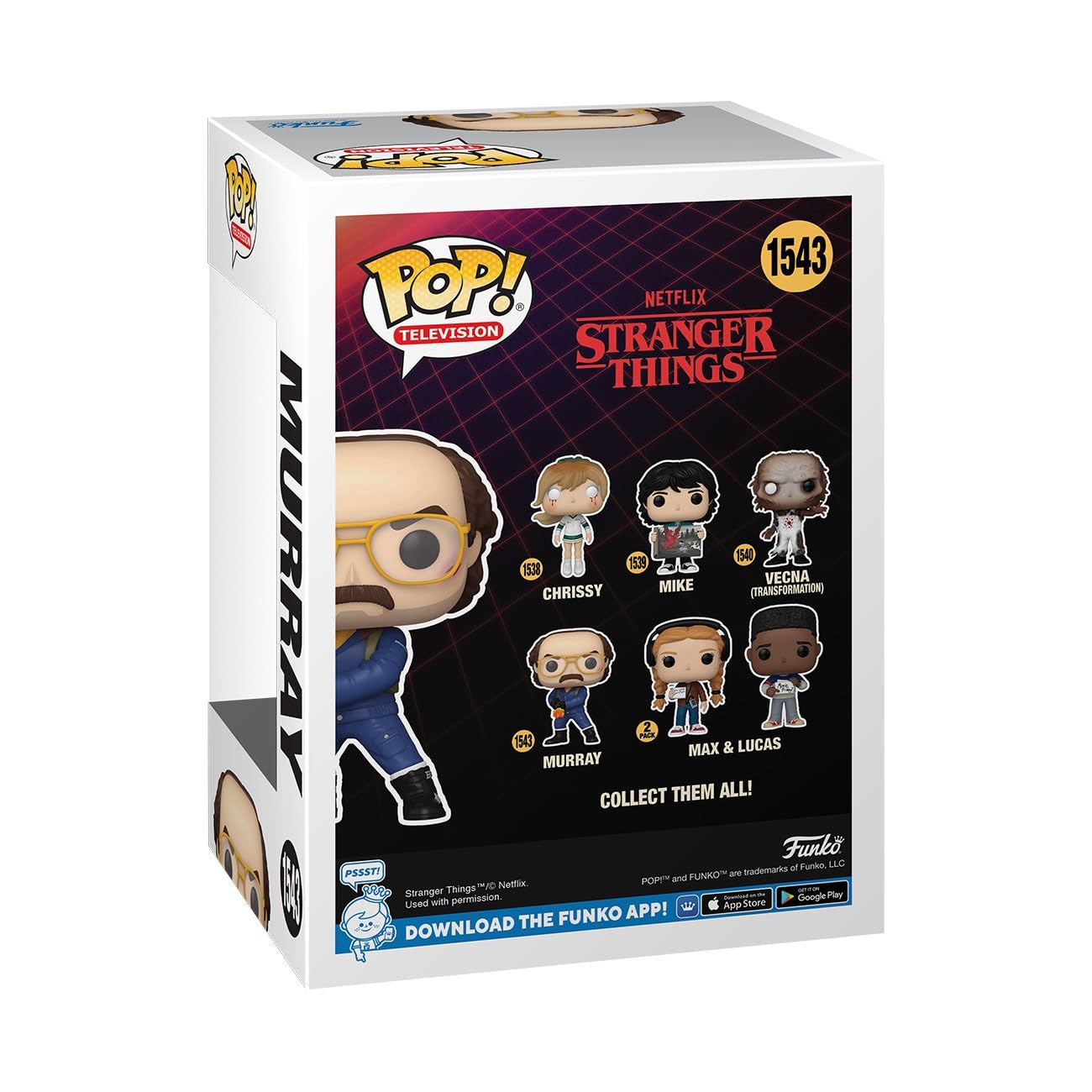 Funko Pop! TV: Stranger Things - Murray Bauman with Flamethrower Vinyl Figure 10