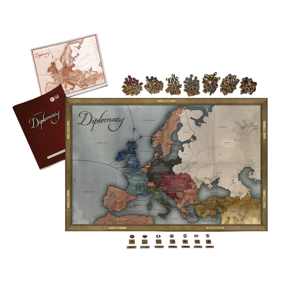 Avalon Hill Diplomacy Board Game, Multicoloured 6