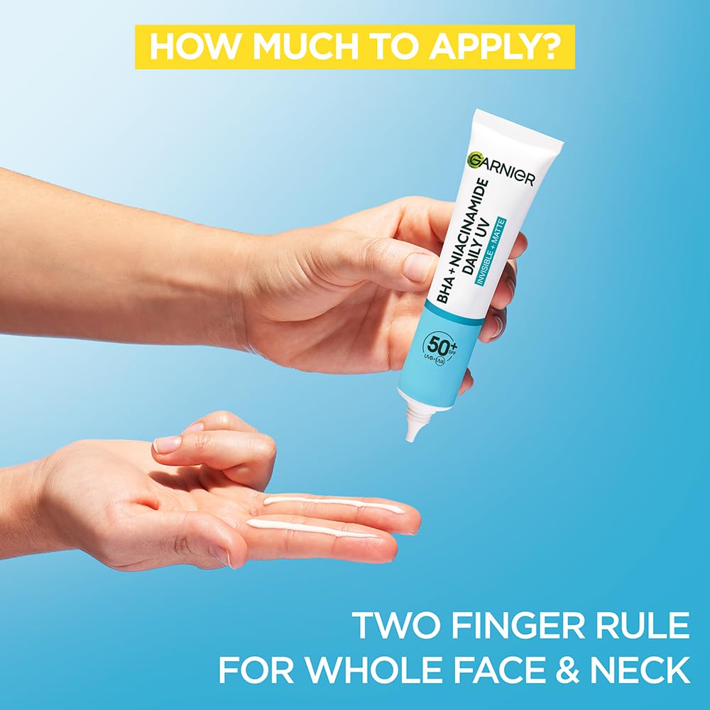 Garnier Pure Active BHA + Niacinamide UV Daily Fluid SPF50 (40ml) 4