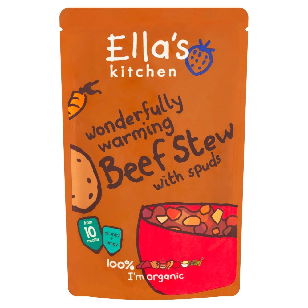 Ella's Kitchen Organic Wonderfully Wearing Beef Stew with Spuds 190g