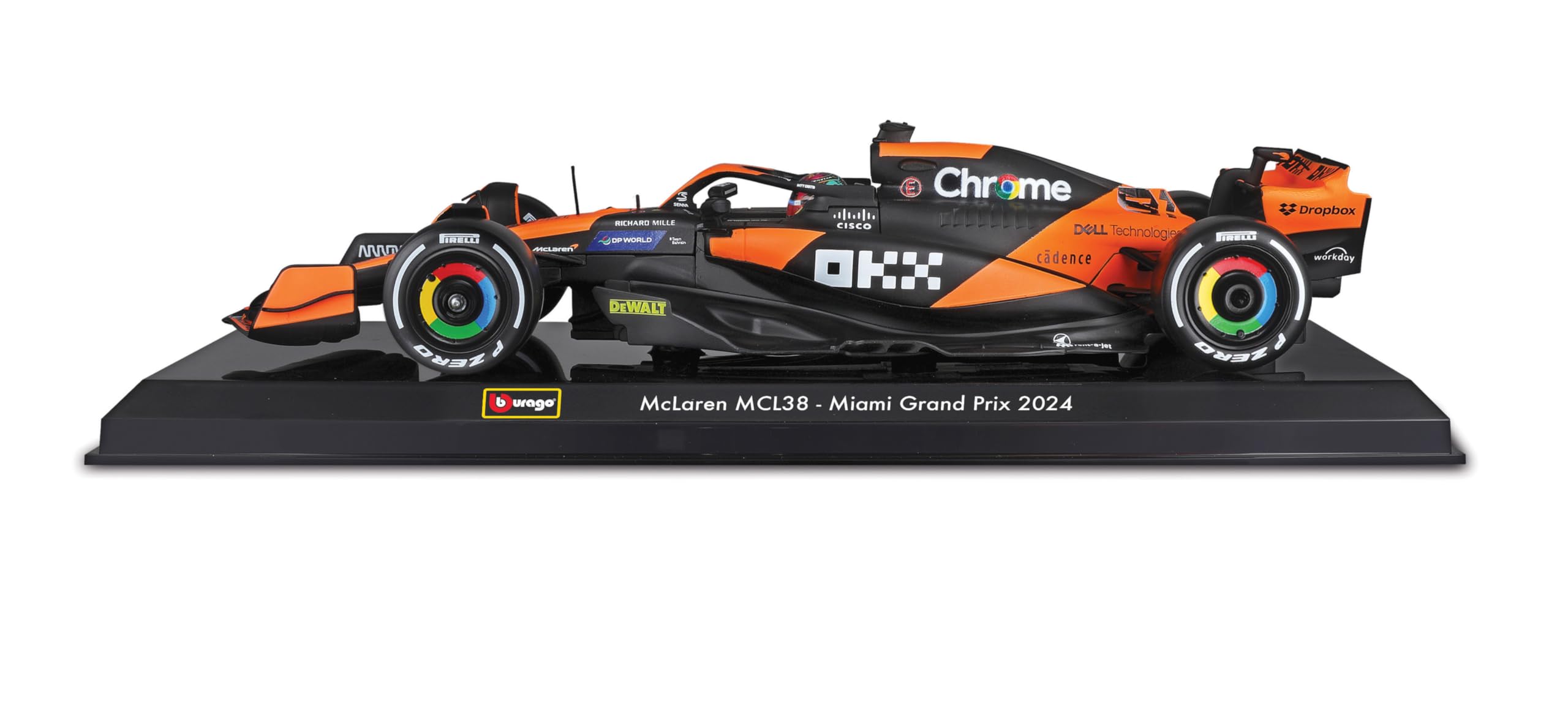 Bburago Build-It-Yourself Die-Cast Formula 1 Model Kit - McLaren MCL38 | Ages 8+