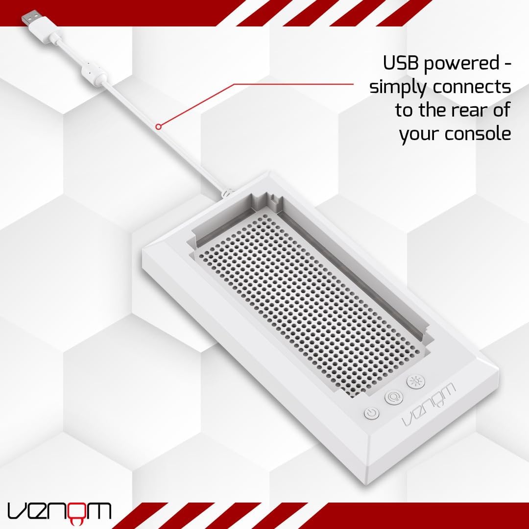 Venom LED Light-Up Console Stand for Xbox Series S - Multi-Color RGB Lighting with USB Power 5