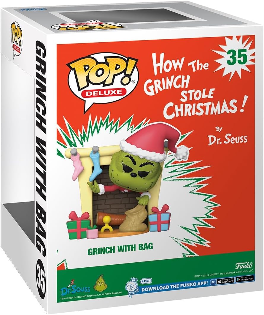 Funko Pop! Deluxe How the Grinch Stole Christmas - The Grinch With Bag Vinyl Figure 7