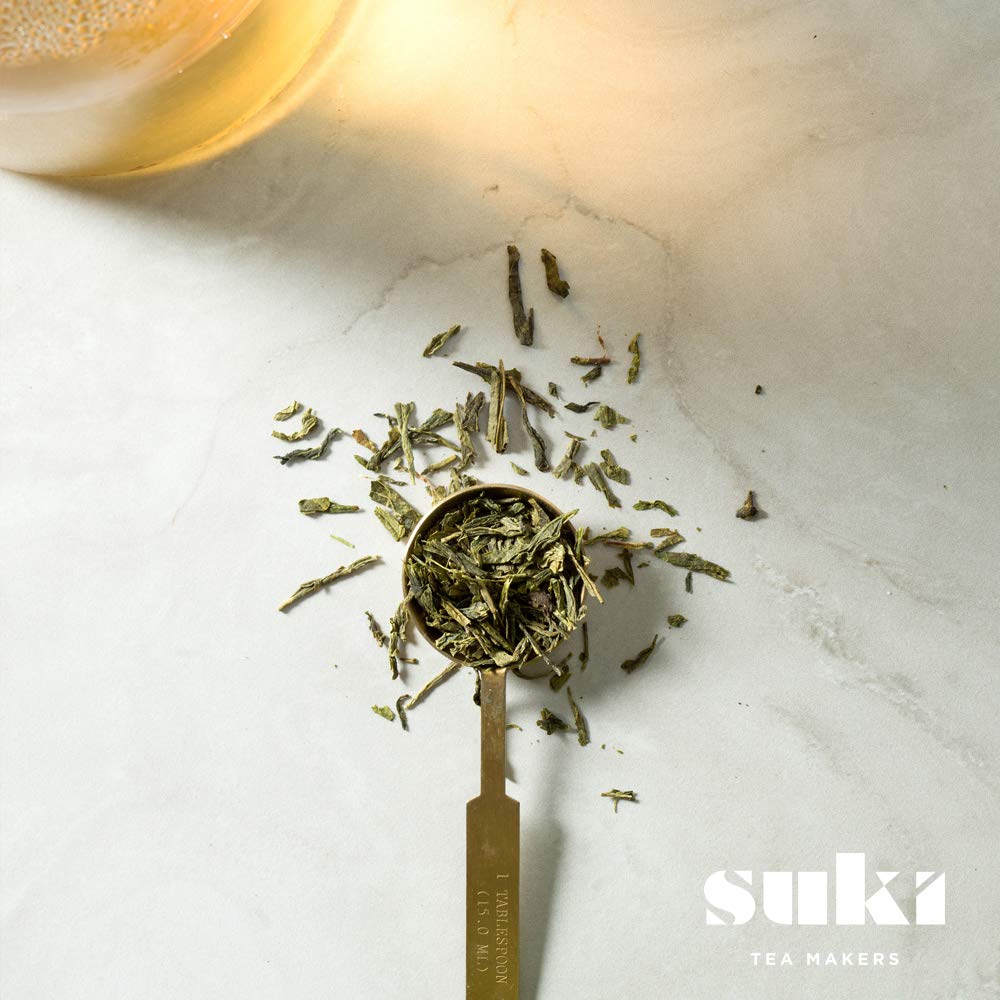 Suki Tea Organic Green Tea Sencha - 100g Loose Leaf Fairtrade Tea 4
