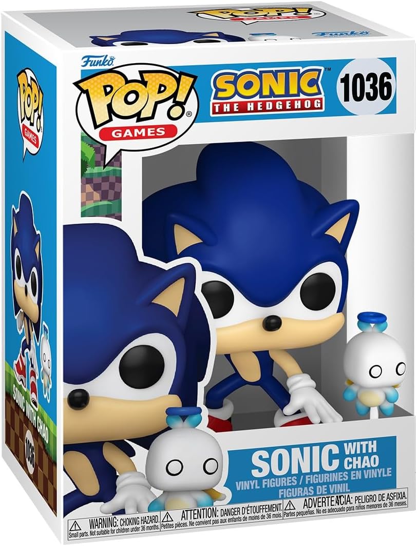 Funko Pop! Sonic the Hedgehog - Sonic with HChao Vinyl Figure 80309