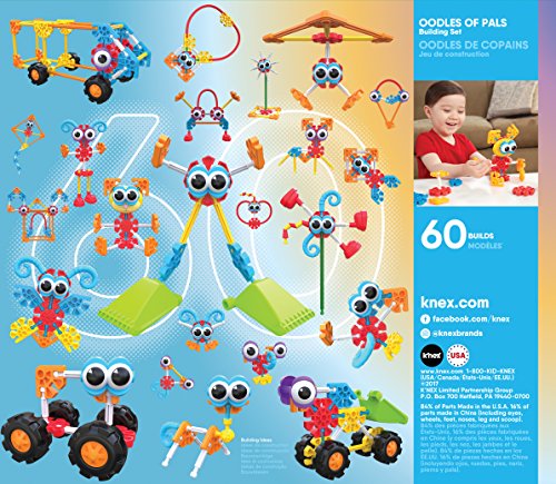 Kid K"NEX Oodles of Pals Building Set - 116 Pieces for Ages 3+