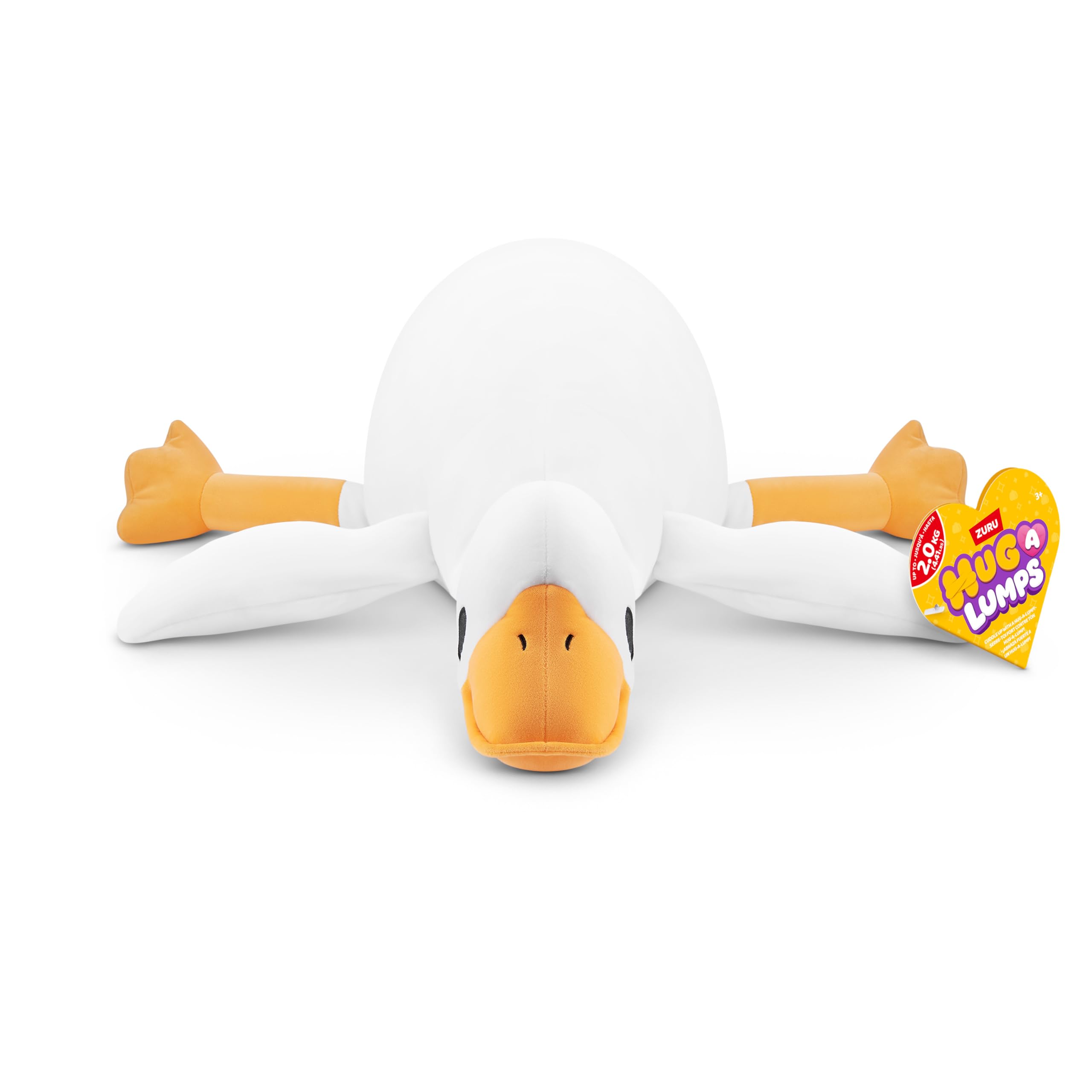 Hug-A-Lumps Plush Goose (Mav) - Large Weighted Comfort Toy | 2kg | Super-Soft Cotton