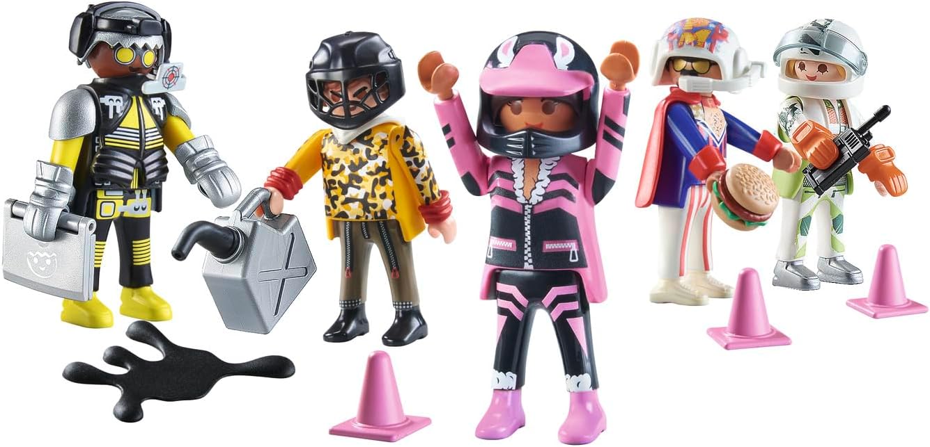 Playmobil My Figures Fashion 71401 - 54-Piece Interchangeable Playset with 5 Figures and Accessories