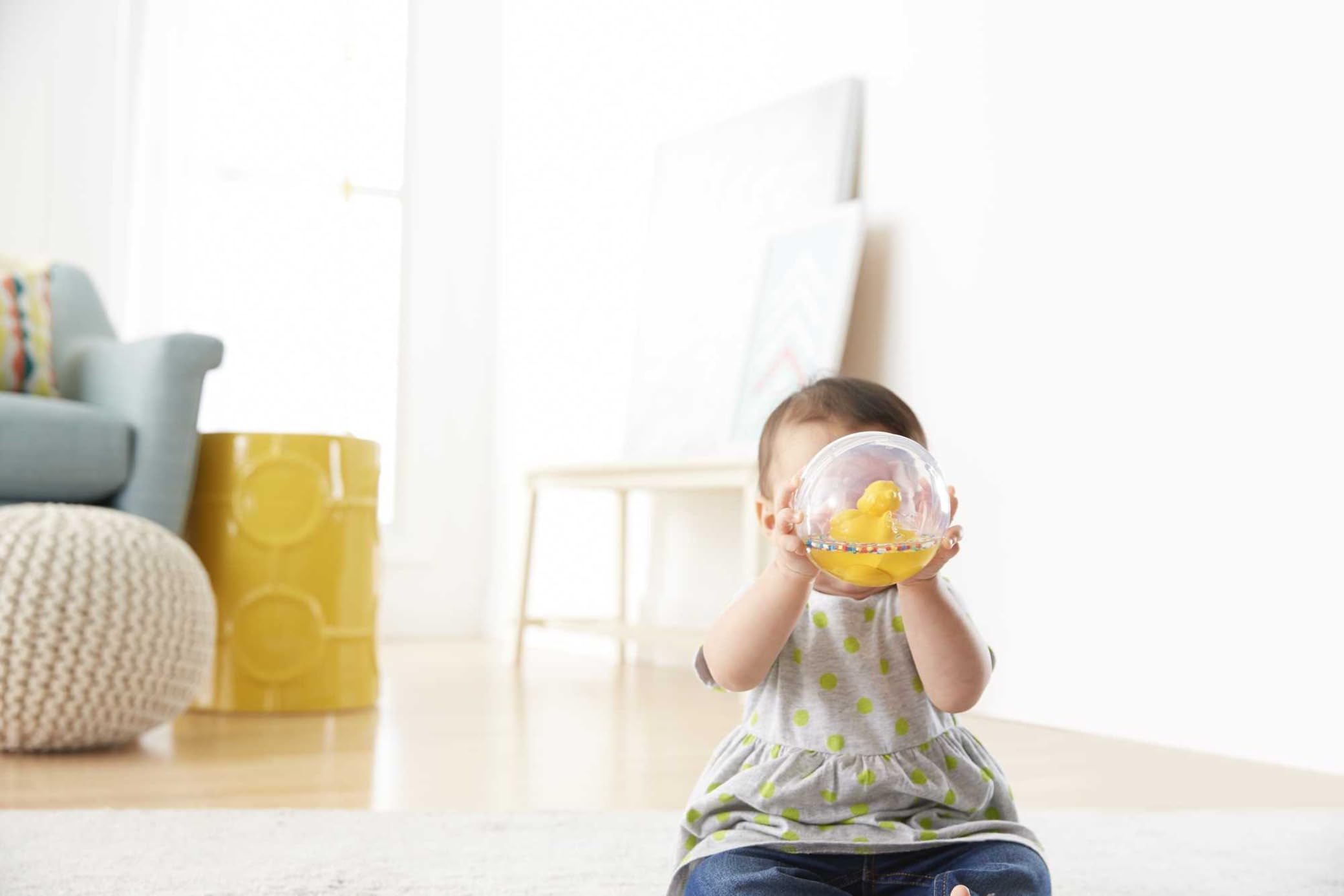 Fisher-Price Watermates Duck Ball - Floating Bath Toy for Babies & Toddlers 10