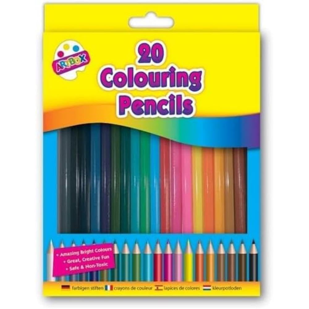 Artbox 20 Full Size Colouring Pencils Set in Assorted Colours