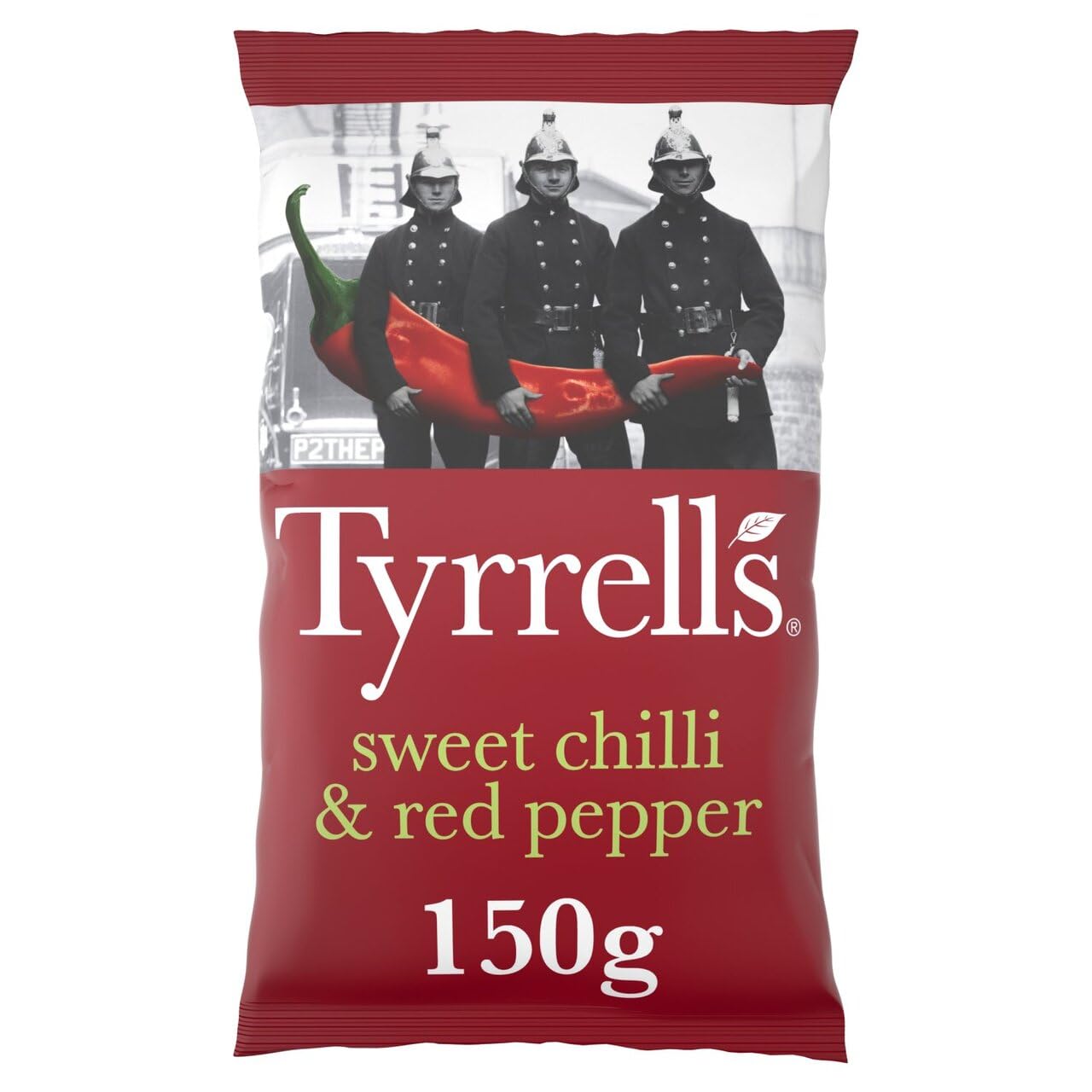 Tyrrells Sweet Chilli & Red Pepper Hand-Cooked Potato Crisps, 150g
