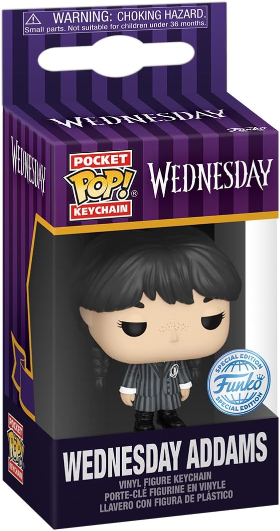 Funko Pop! Keychain - Wednesday Addams Vinyl Figure (81863)