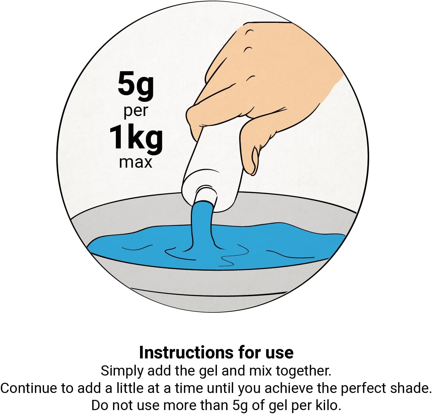 Colour Splash - Latte Food Colouring Gel | Highly Concentrated, Easy to Use Squeezy Tube 4