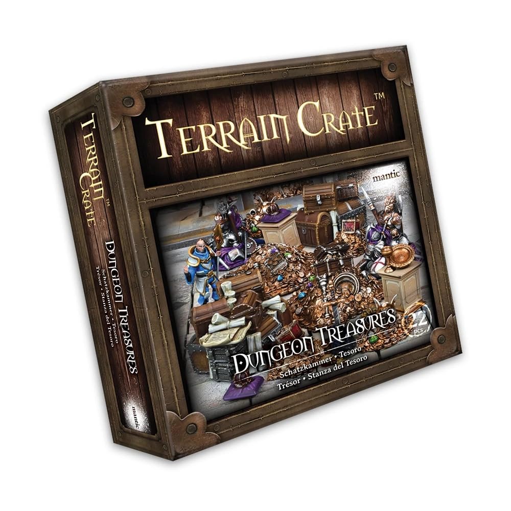 Mantic Games TerrainCrate: Treasury Plastic Scenery Set