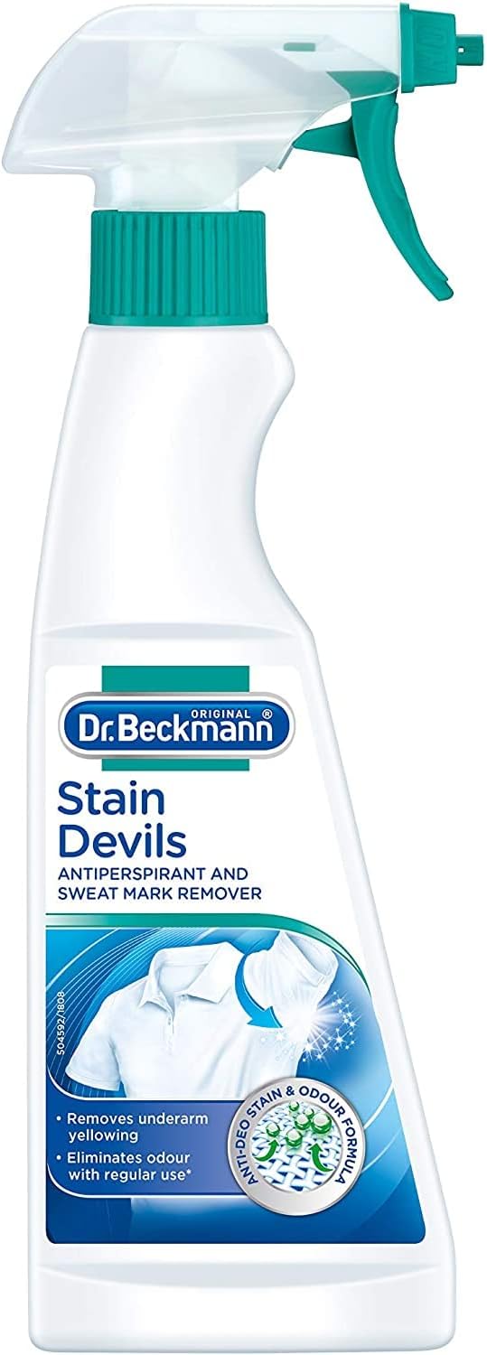 Dr. Beckmann Stain Devils Antiperspirant & Sweat Mark Remover - Stain & Odour Remover Spray