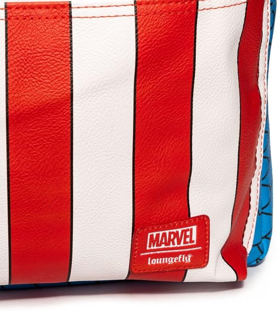 Loungefly Captain America Mini Backpack with Exclusive Pin 10