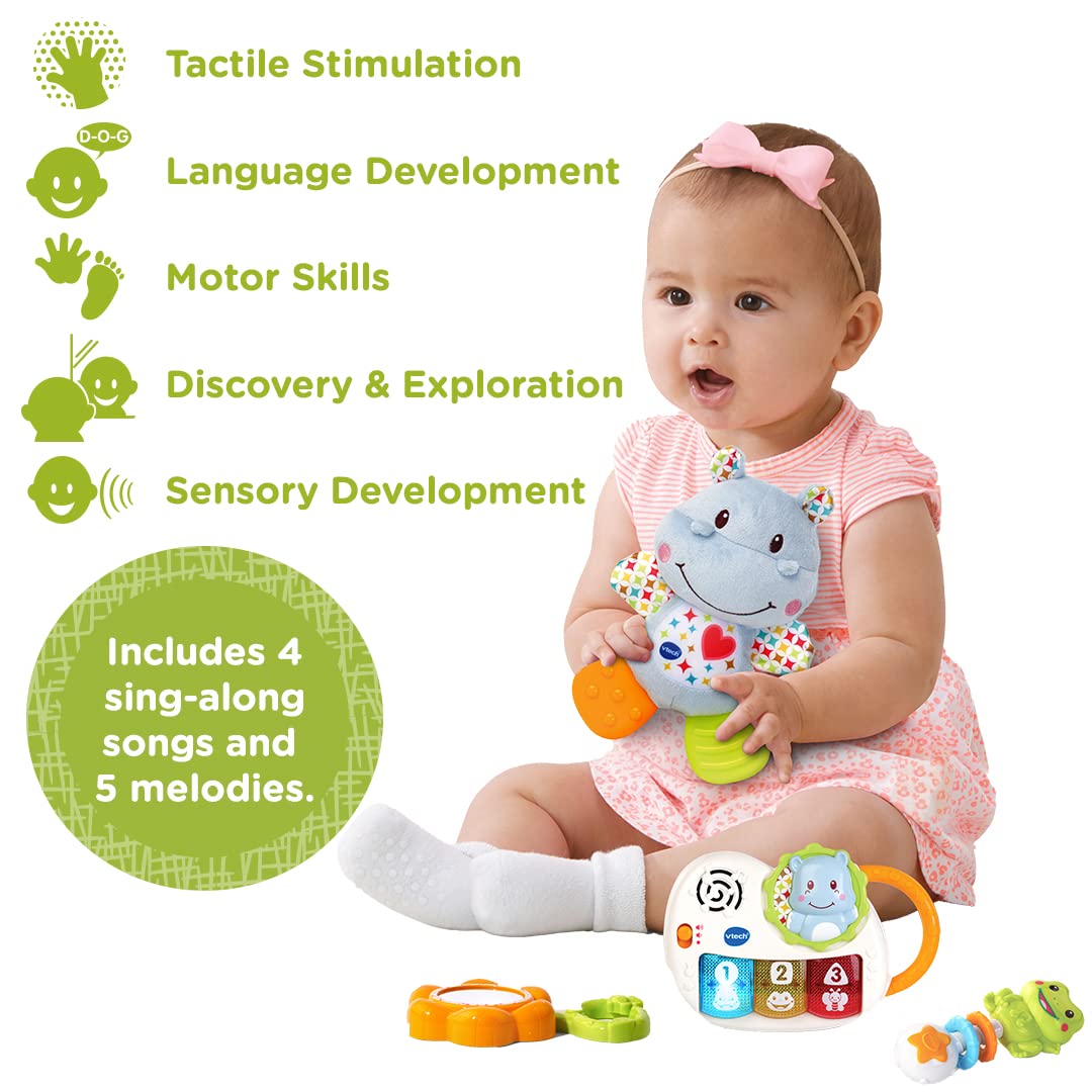 VTech My First Gift Set - Baby Sensory Toys with Light-Up Piano, Rattle & Teether for 0-2 Years 8