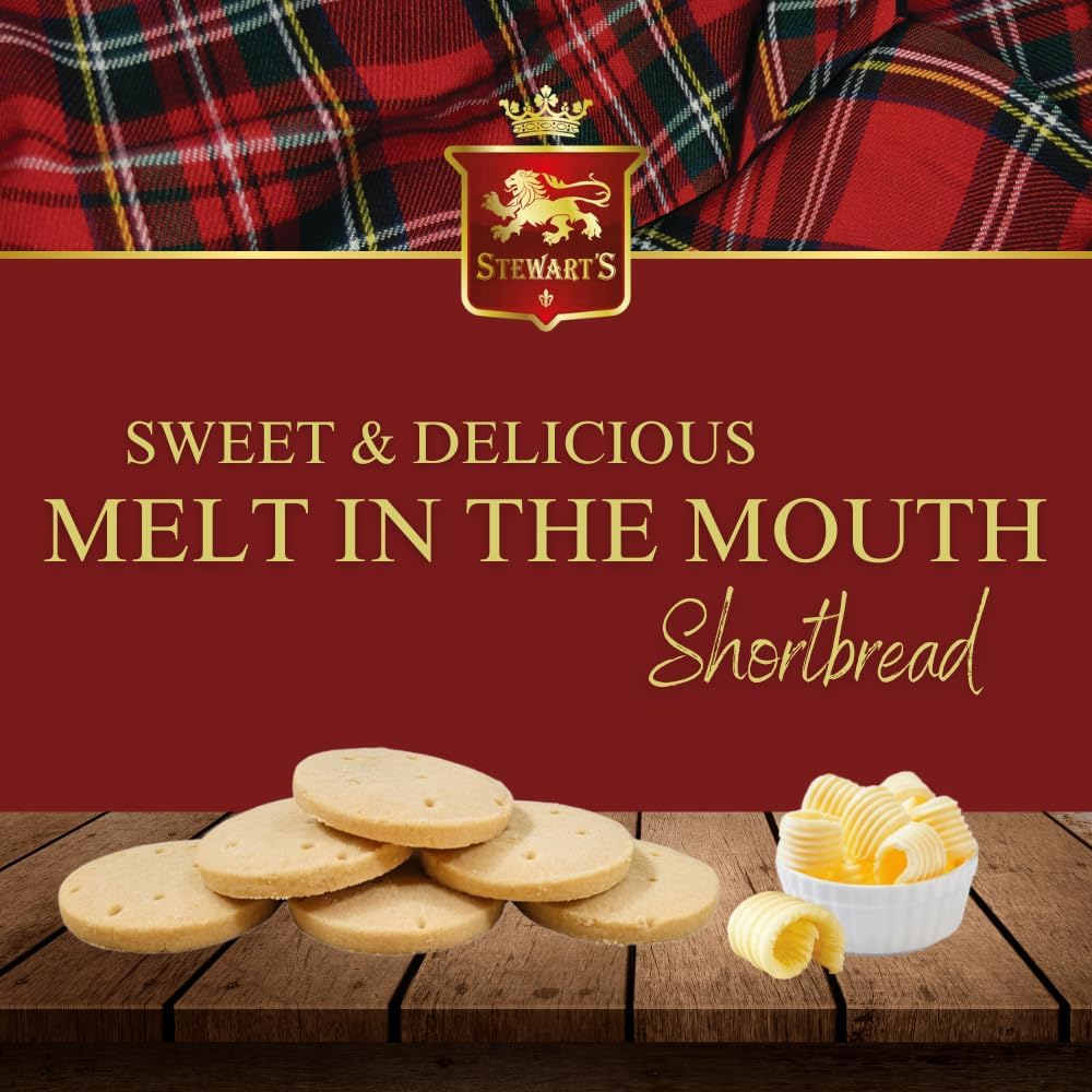 Stewart's London Shortbread Tin (150g) - Traditional Scottish Shortbread 10