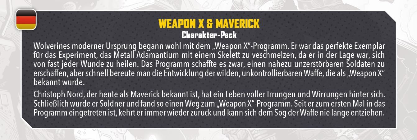 Atomic Mass Games Marvel: Crisis Protocol Weapon X & Maverick Character Pack 3