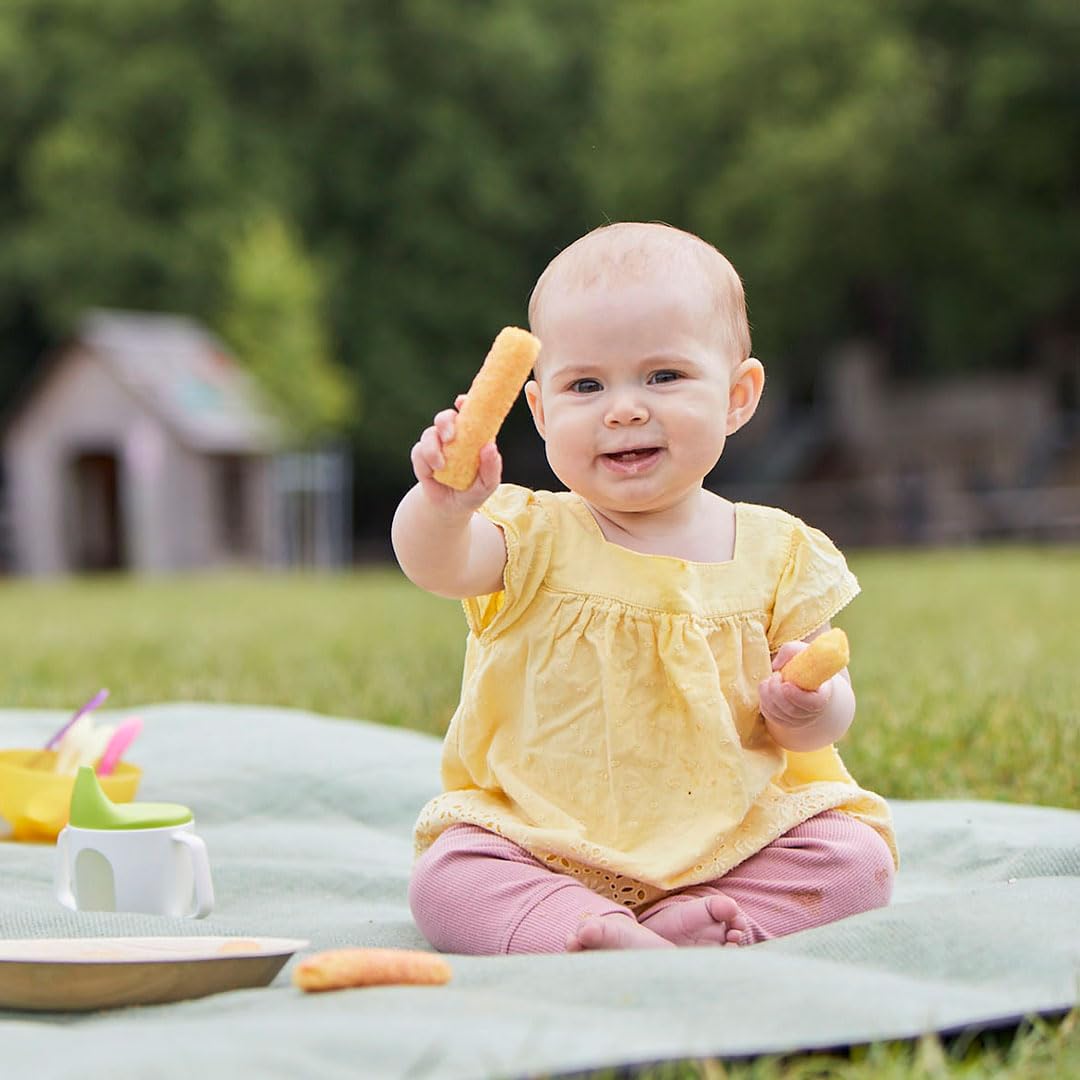 Organix Carrot & Herb Stix Organic Finger Food Snack for Toddlers 10+ Months, 3 Packs (4 x 15g Each) 3