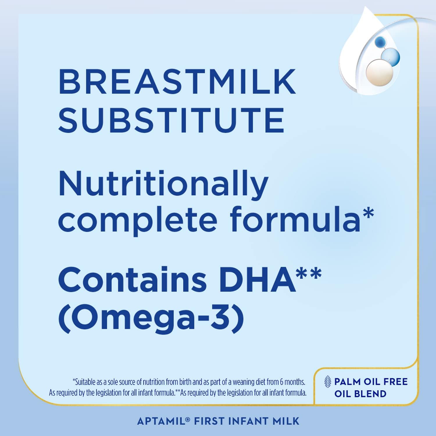 Aptamil 1 First Baby Milk Formula Starter Pack - Ready to Use Liquid, from Birth 3