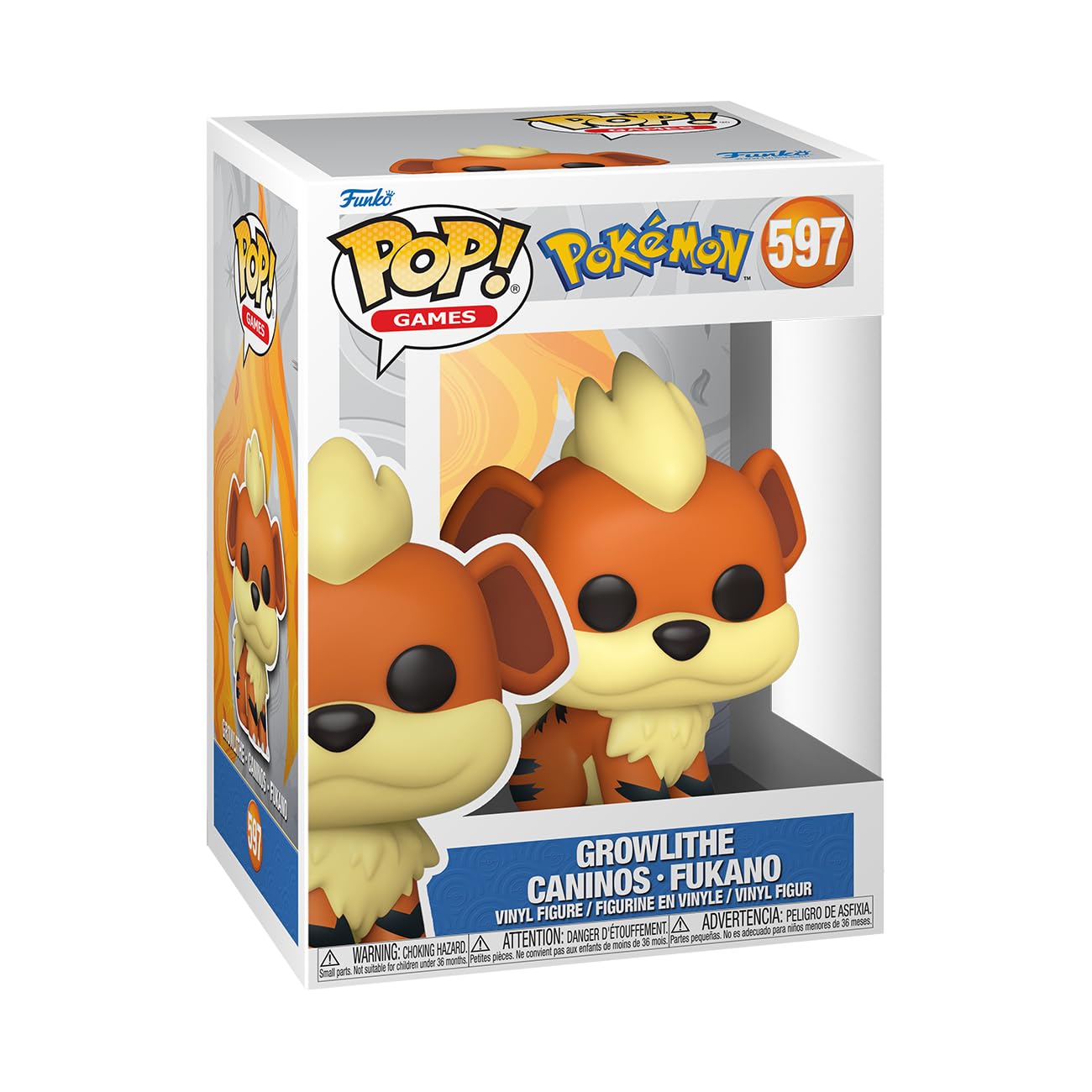 Funko Pop! Games: Pokémon - Growlithe Vinyl Figure (74229)