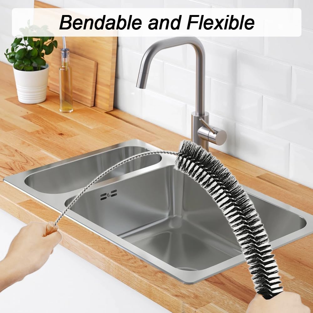 Armo - Pack of 2 Long Radiator Brushes Heavy Duty Flexible Cleaning Tool 4