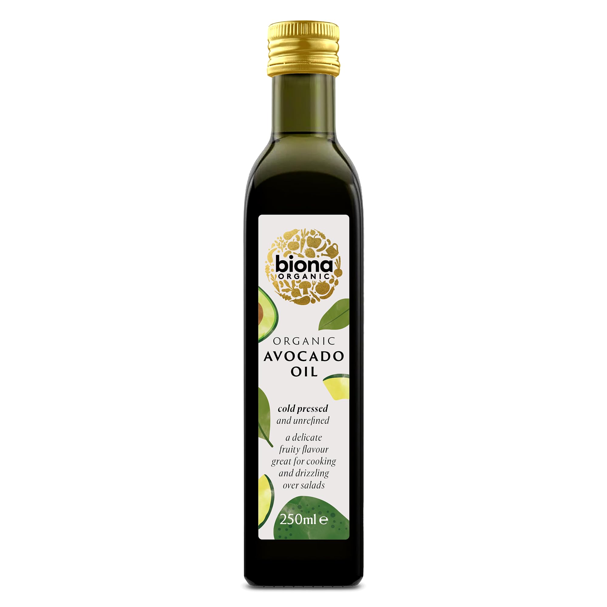 Biona Organic Avocado Oil, 250ml - Cold Pressed from Organically Grown Avocados