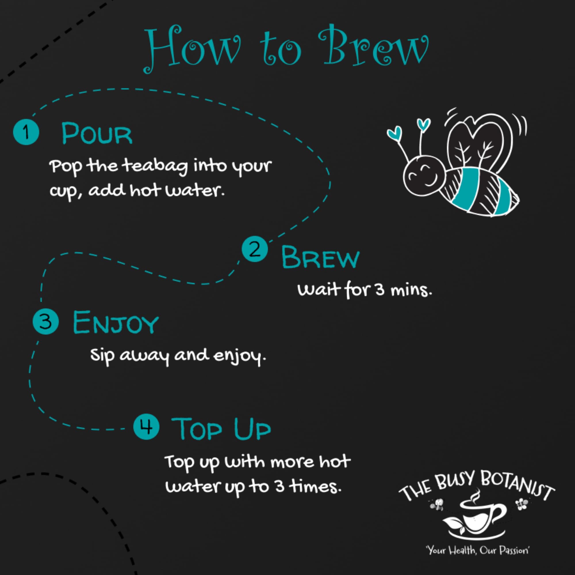 Stressed Out Herbal Tea with Valerian Root, Chamomile & Ashwagandha - 30 Caffeine Free Biodegradable Tea Bags 2