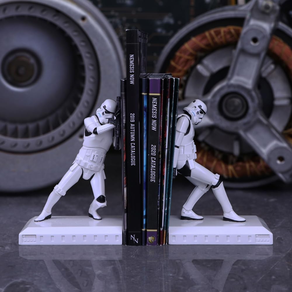Nemesis Now Stormtrooper Bookends - Polyresin Sci-Fi Home Decor 28