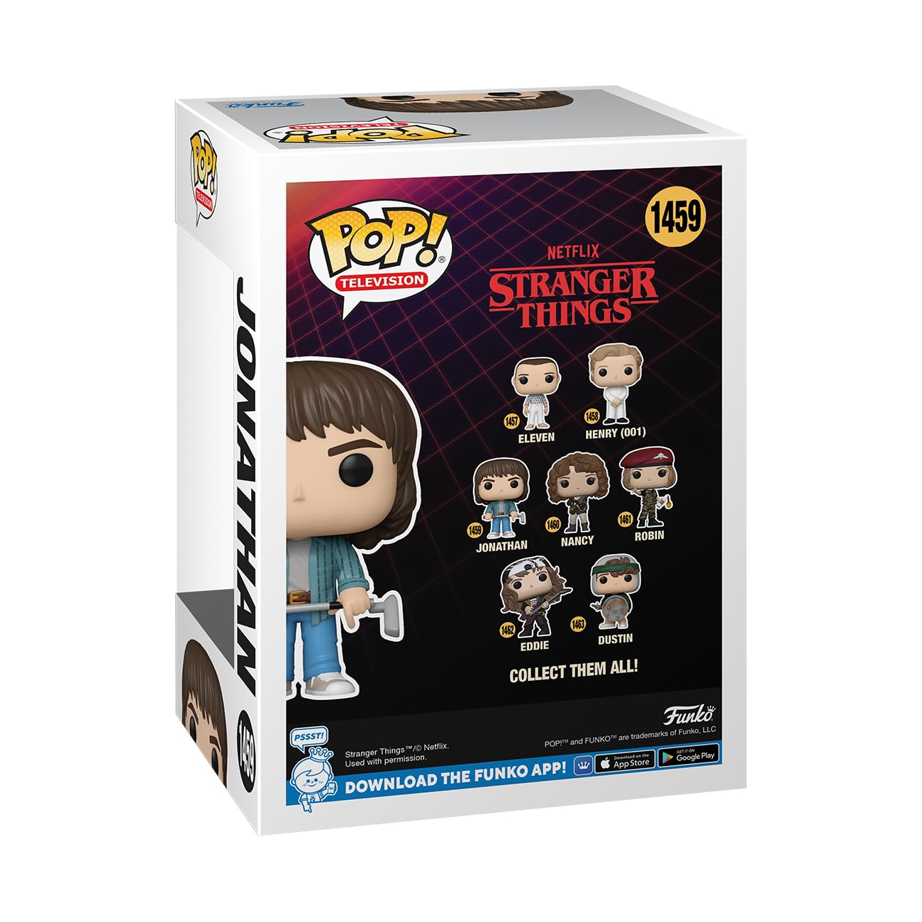 Funko Pop! TV: Stranger Things - Jonathan Byers with Golf Club Vinyl Figure (72134) 3