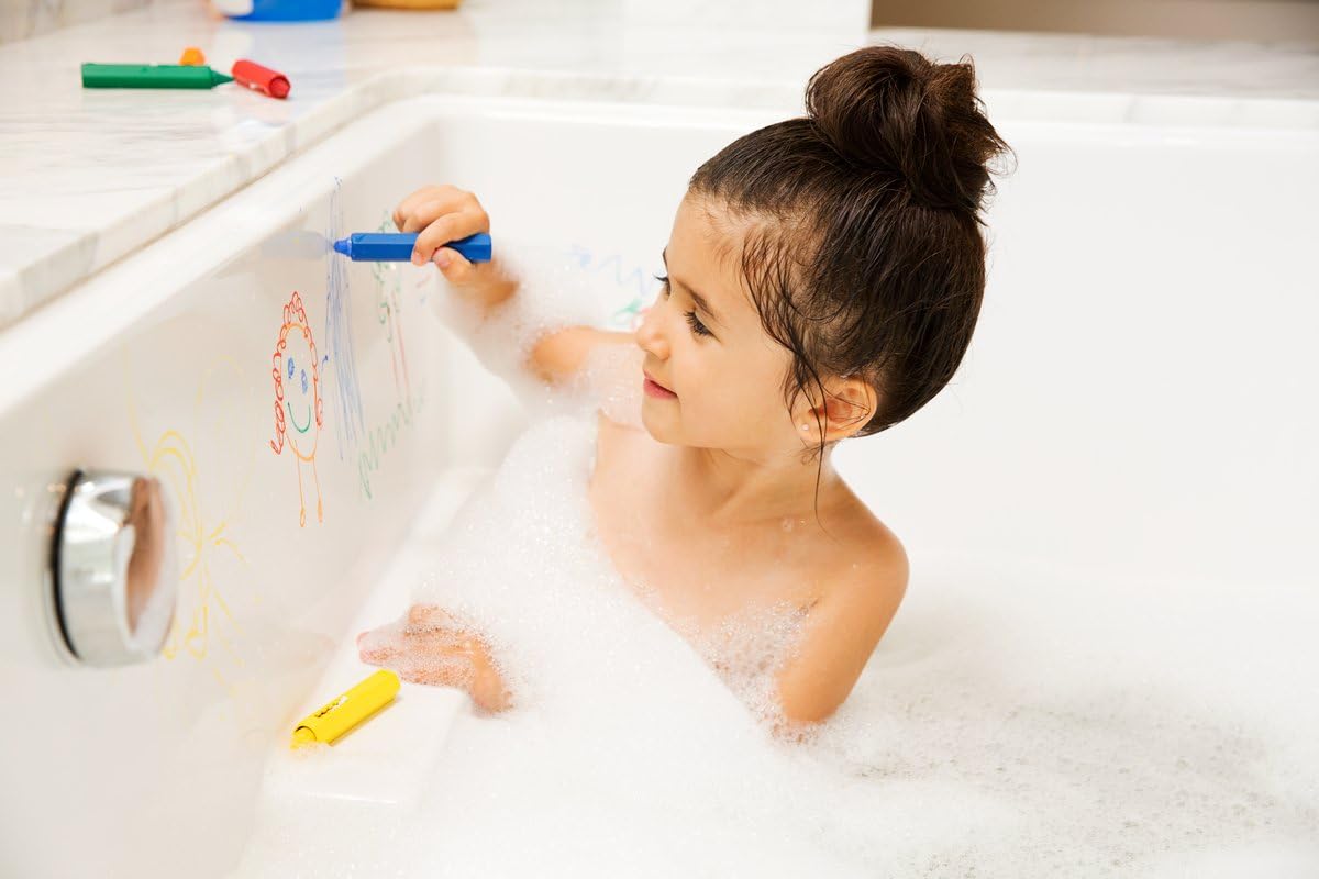 Munchkin Bath Time Toy Crayons - 5-Pack for Creative Bathtime Play