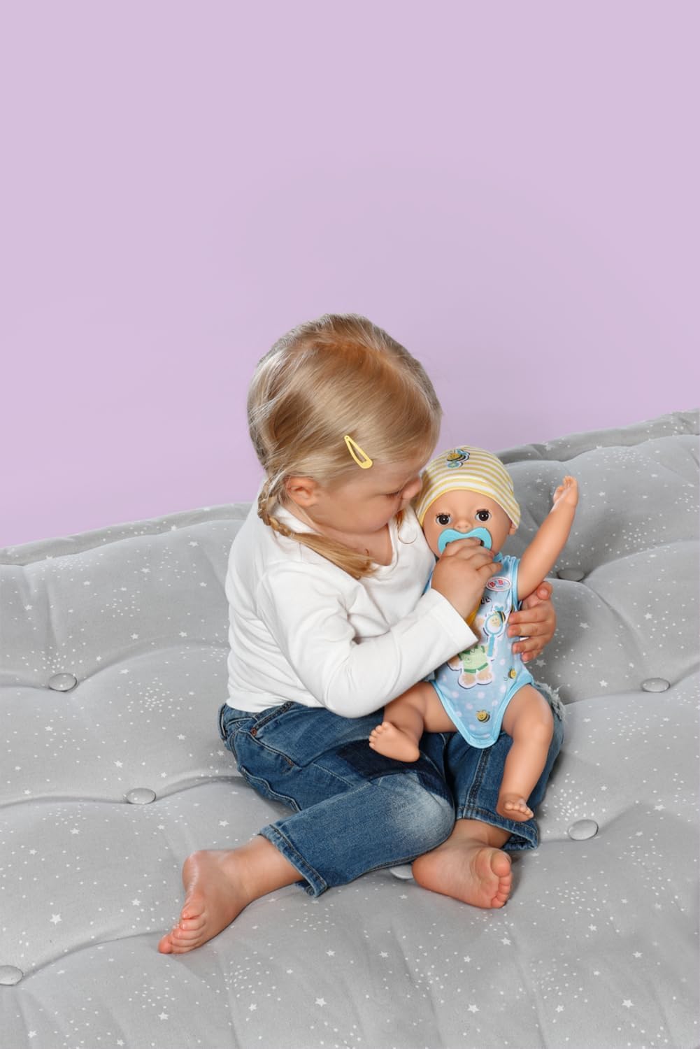 BABY born Little Magic Boy 36 cm - Interactive Baby Doll with 7 Lifelike Functions for Toddlers 9
