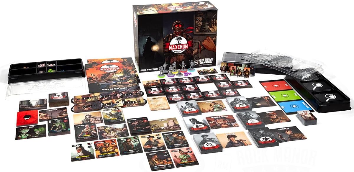 Rock Manor Games Maximum Apocalypse 2nd Edition Board Game 4