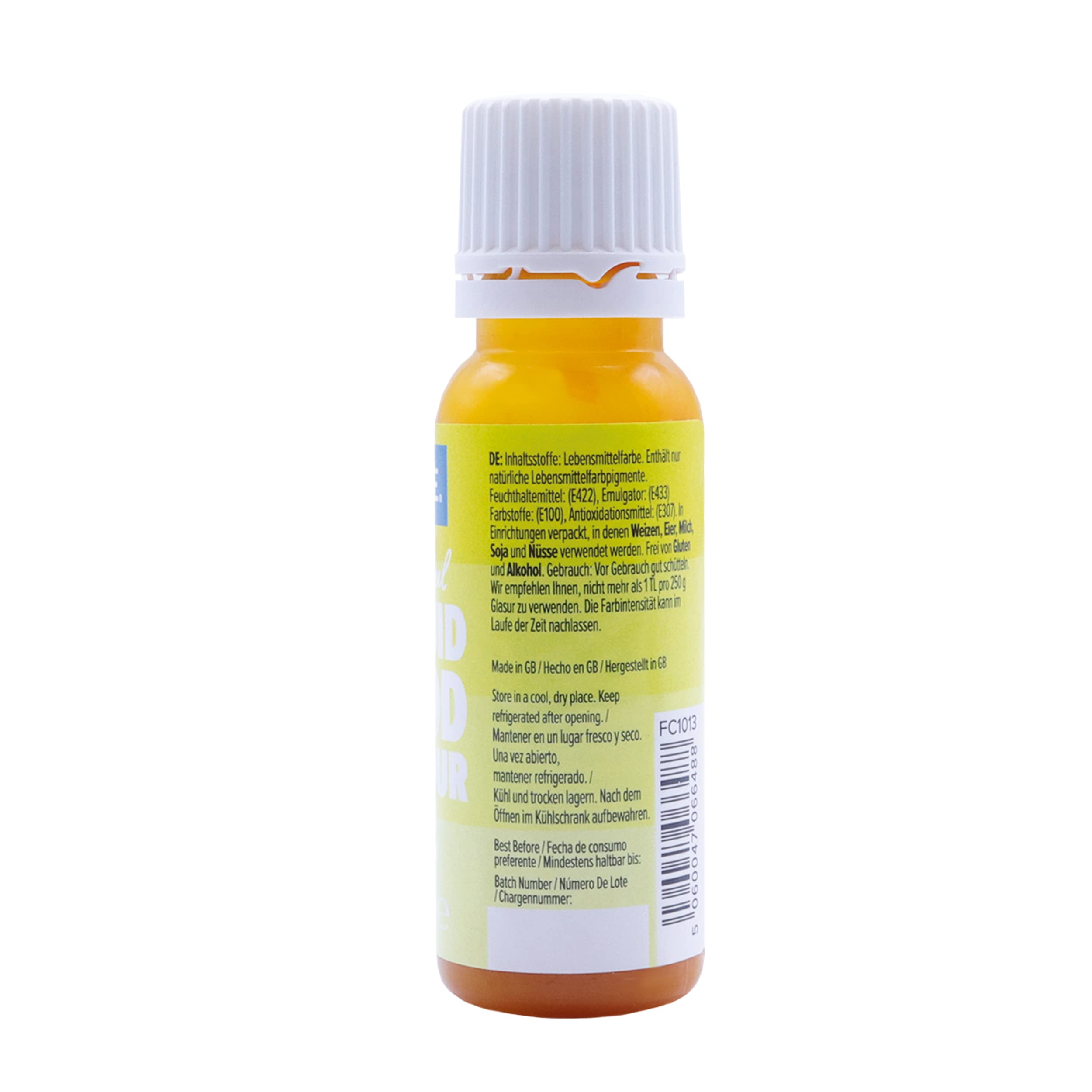 PME Natural Liquid Food Colouring - Lemon Yellow 25ml 4