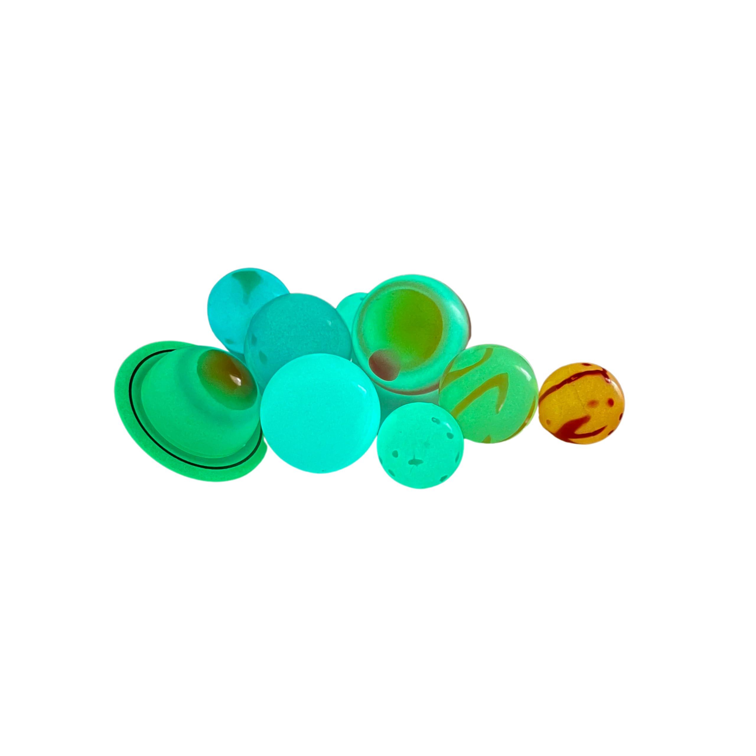 University Games 3-D Planets in a Tube Glow-in-the-Dark Science Kit | 9 Pieces | Ages 3+ 5
