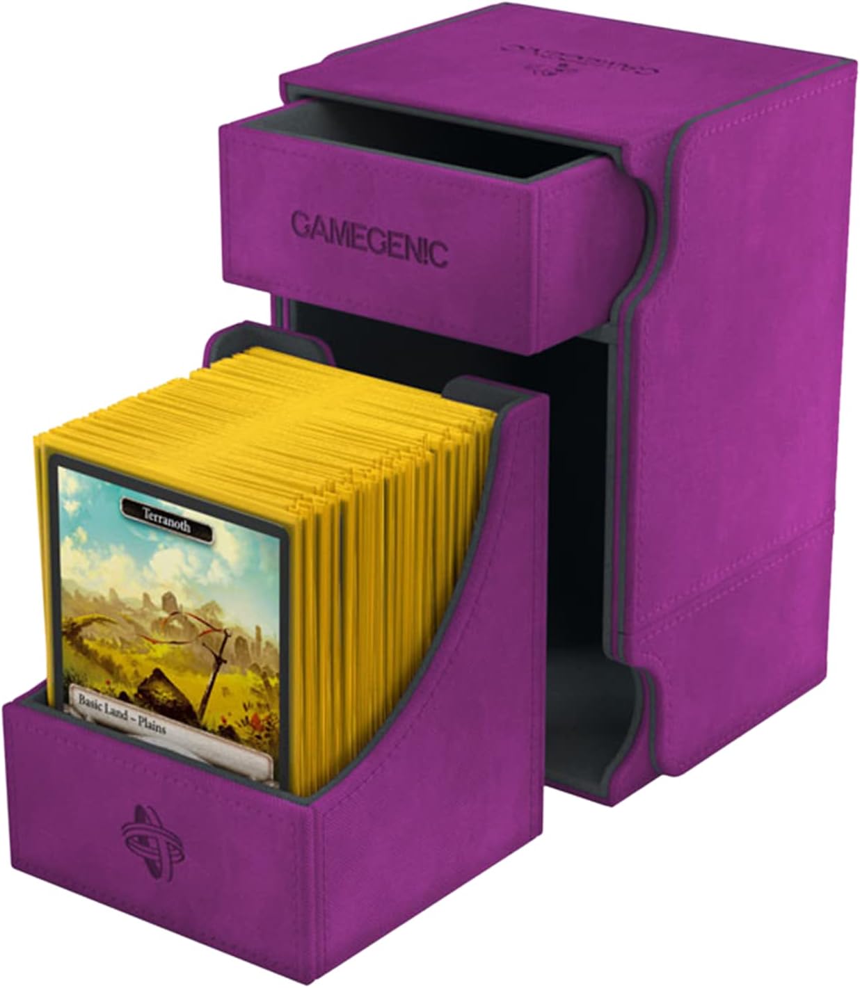 Gamegenic UNIT Watchtower 100+ XL Purple Accessory for Card and Board Games 4